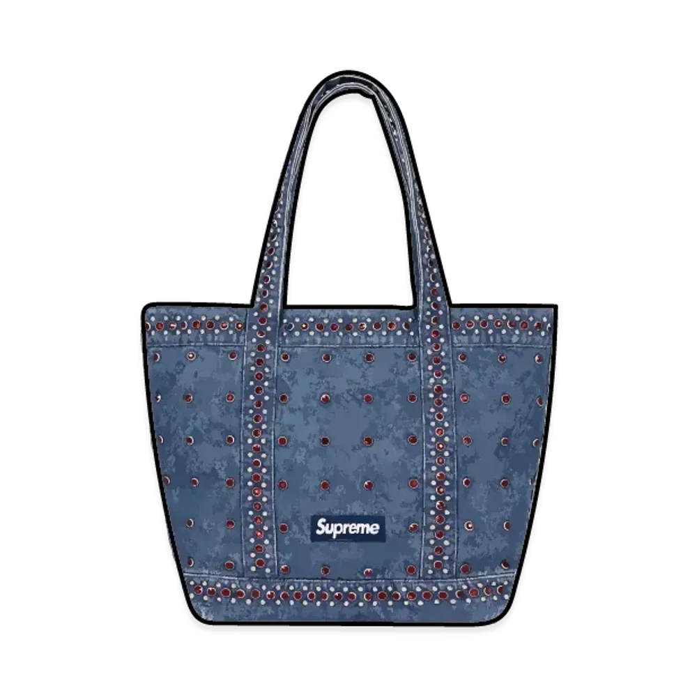 Supreme x b.b. Simon Denim Tote Bag "Washed Indigo"