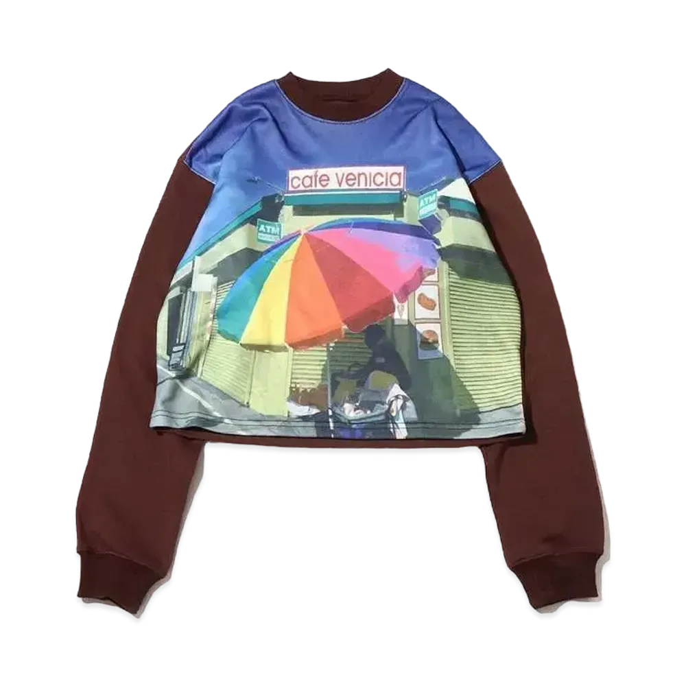 atmos pink Photo Print Sweatshirt "Brown"
