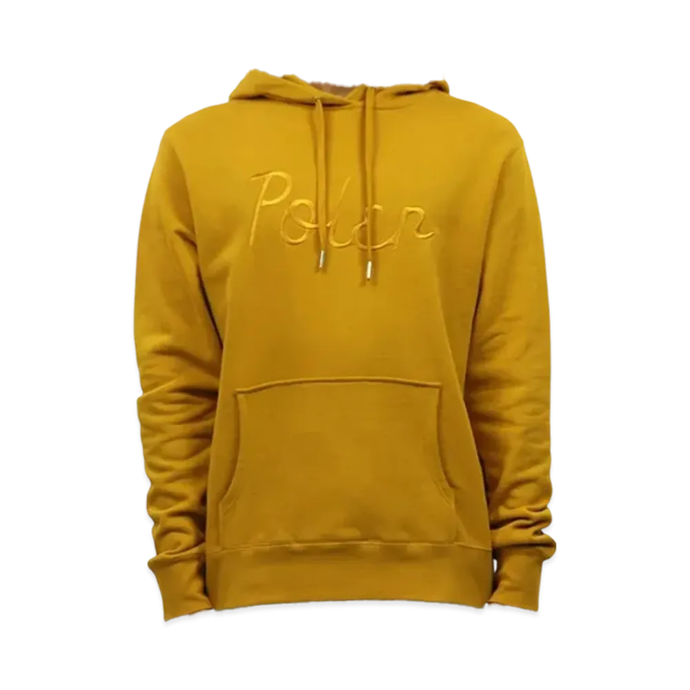 POLeR Linden Embroidered Hoodie "Mustard"