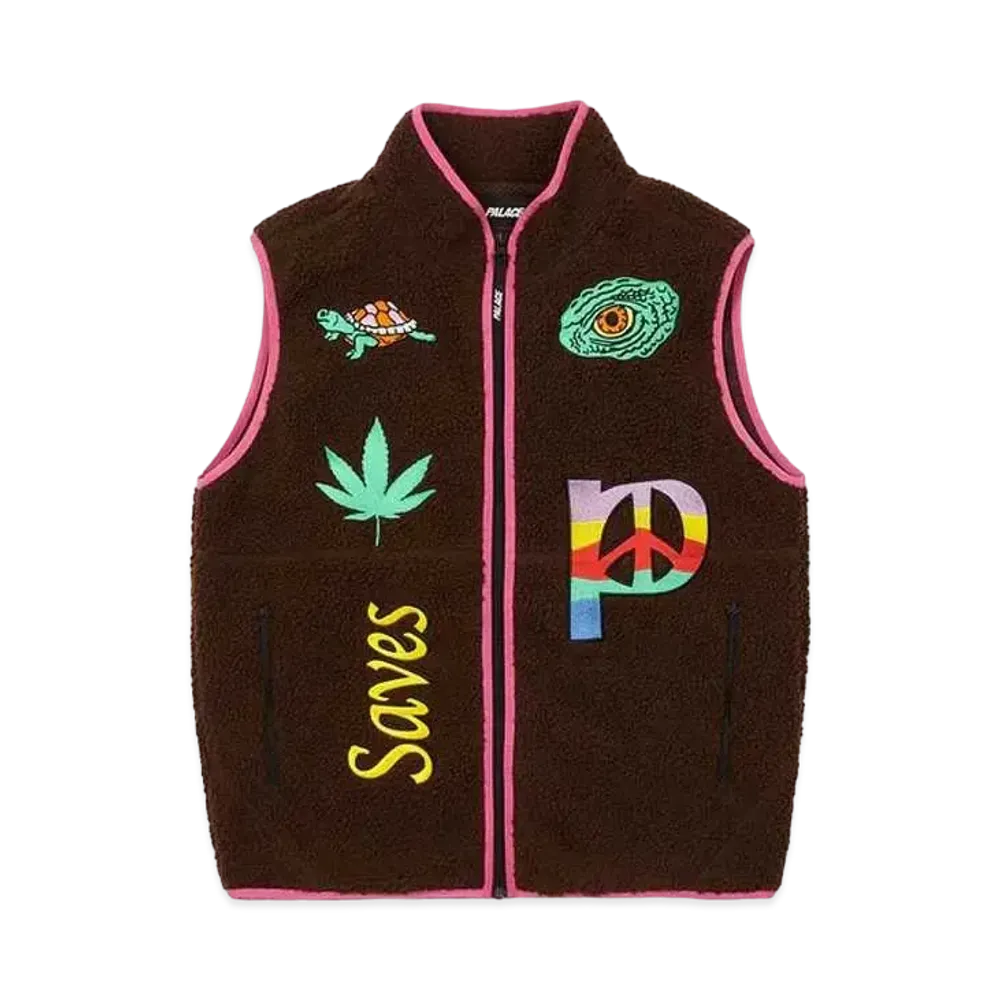 PALACE JESUS GILET "Brown"