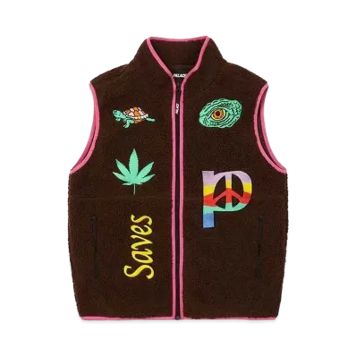 PALACE JESUS GILET "Brown"