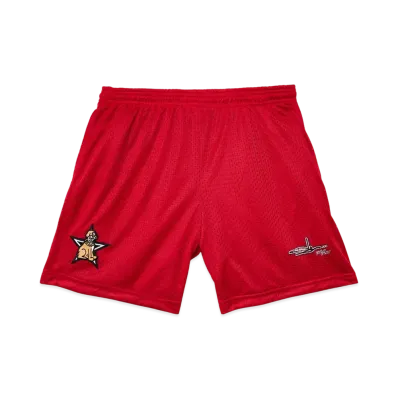 Victor Victor Worldwide x Slawn Mesh Shorts "Red"