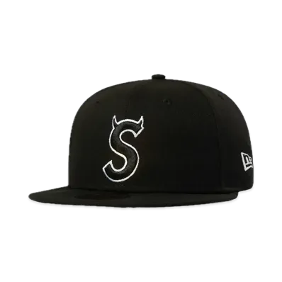 Supreme S Logo New Era "Black" (22FW)