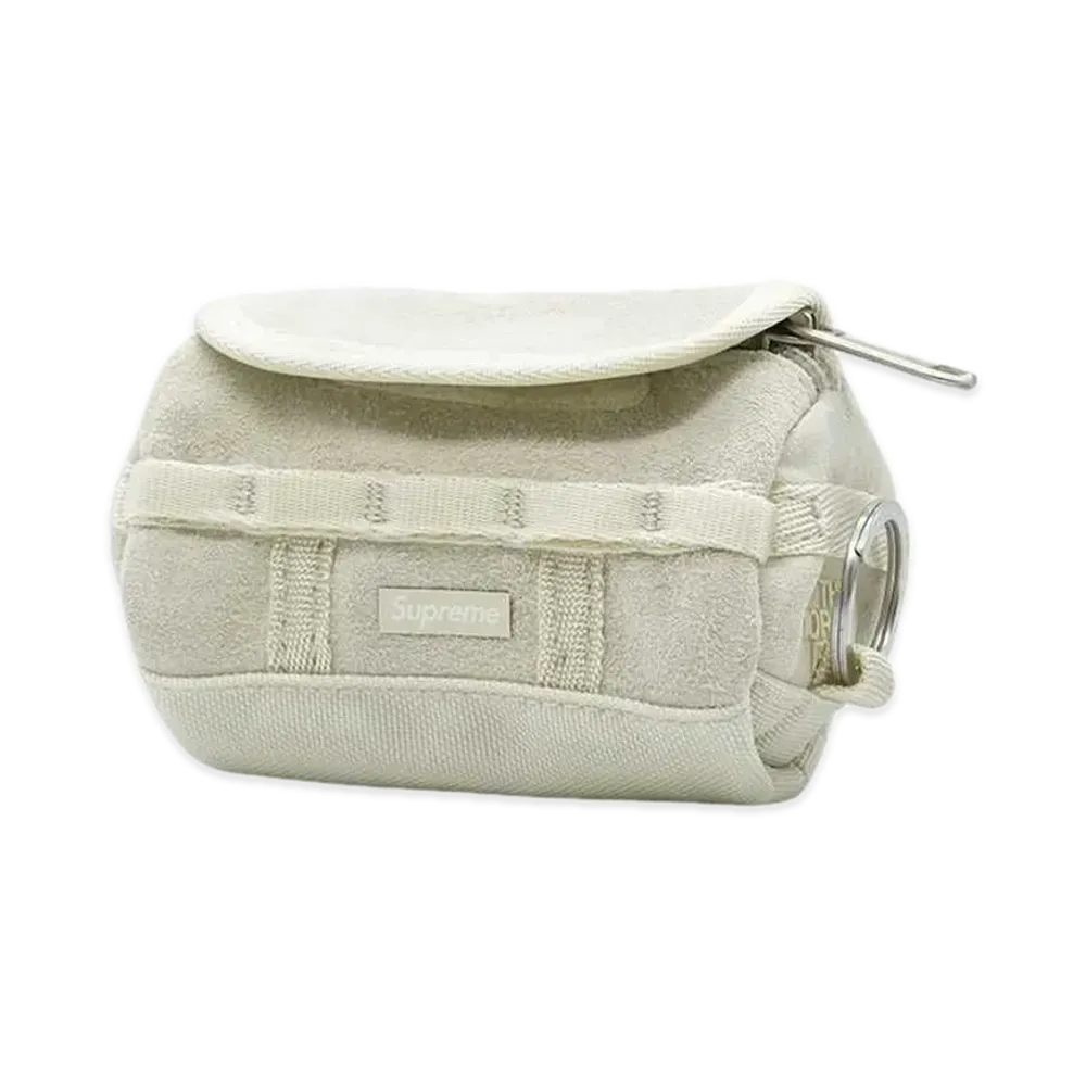 Supreme x The North Face Suede Base Camp Duffle Keychain "Stone"