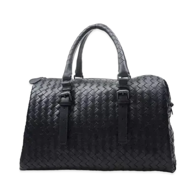 Bottega Veneta Lambskin Hand Bag "Black"