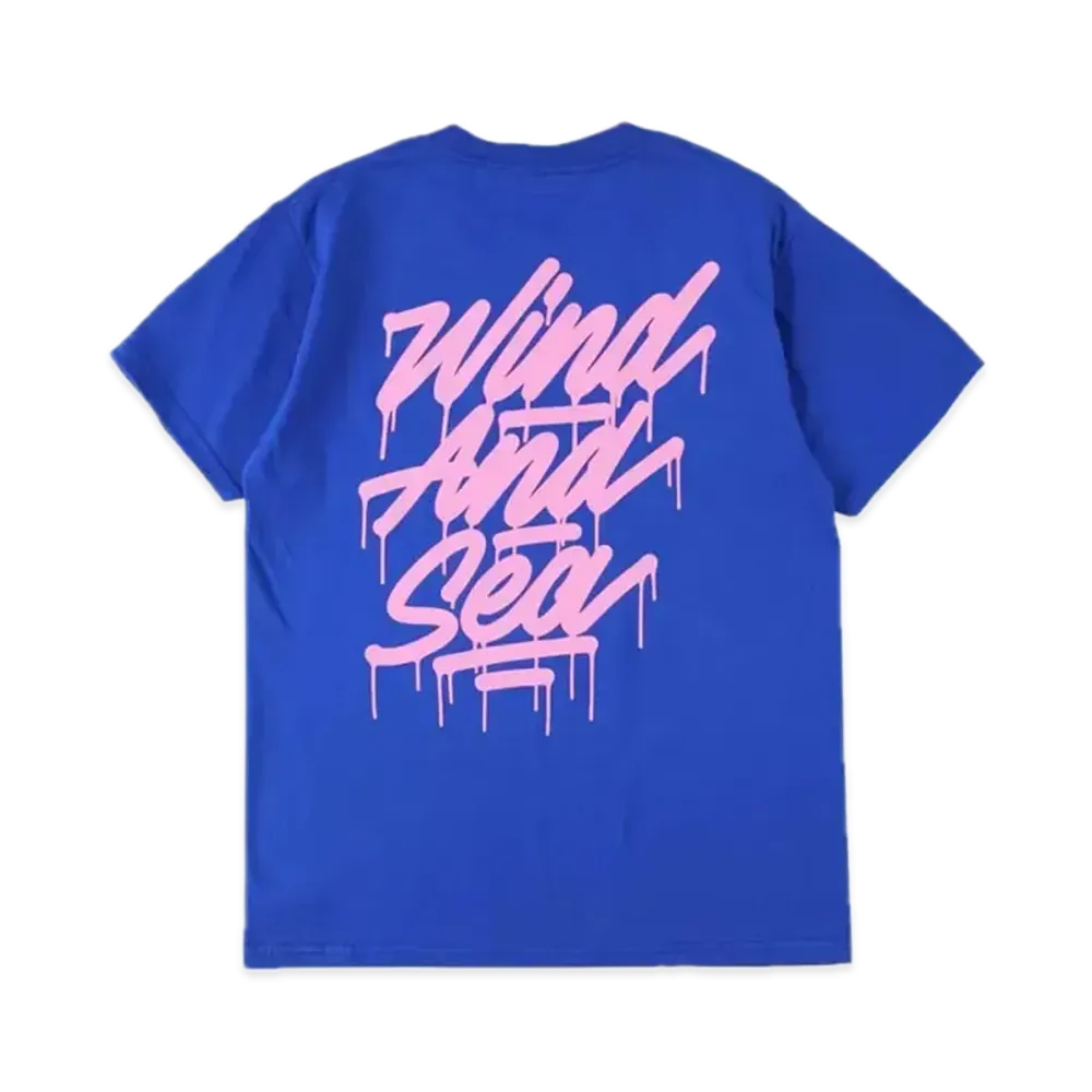 It's A Living x WIND AND SEA Tagging Tee "Blue"
