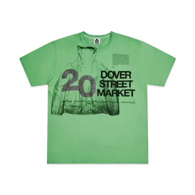 Dover Street Market London x Stone Island 20th Anniversary Tee "Green"