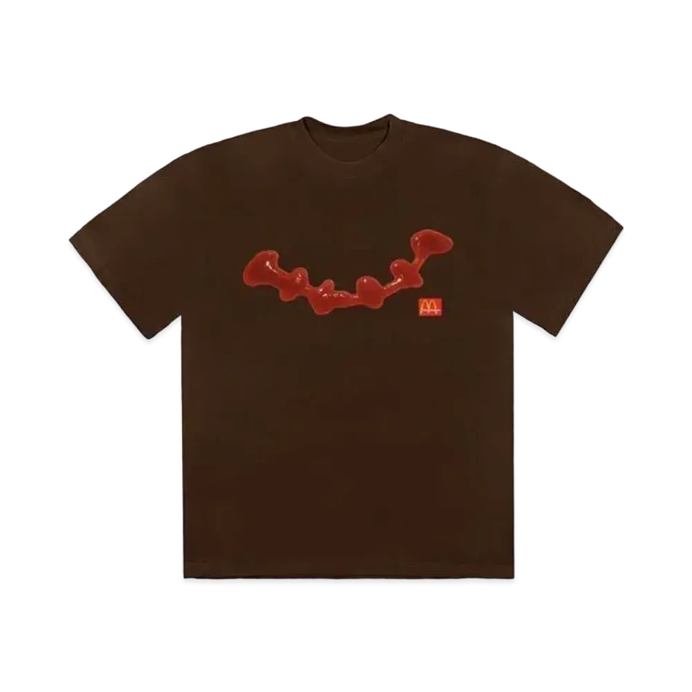 Travis Scott Cactus Jack x McDonald's Ketchup T-Shirt "Brown"