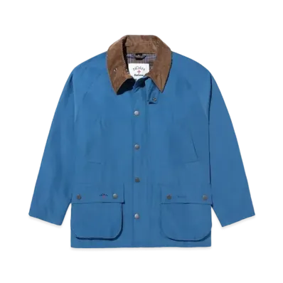 Noah x Barbour 60/40 Bedale Jacket "Light Blue"