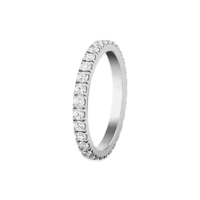 Van Cleef & Arpels Felicite wedding band 2.1mm "18K White gold/Diamond"