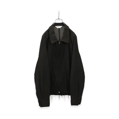 ANCELLM L/N Zipup Shirt Jacket "Black"