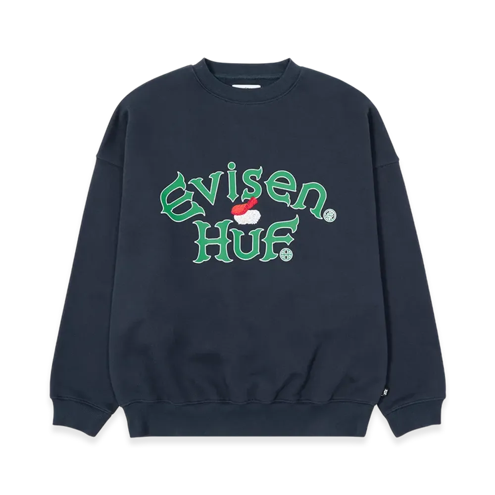 HUF x Evisen Sushi Crew Fleece "Navy"
