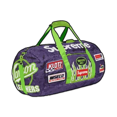 Supreme x Vanson Leathers Cordura Mesh Duffle Bag "Purple"