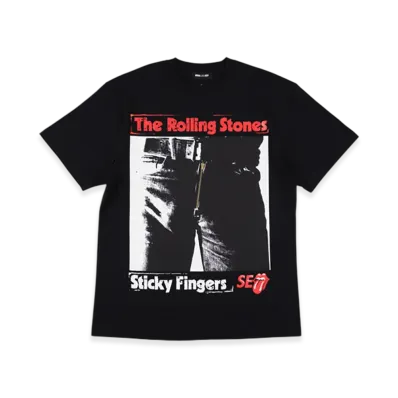WIND AND SEA x The Rolling Stones Sticky Fingers Tee "Black"
