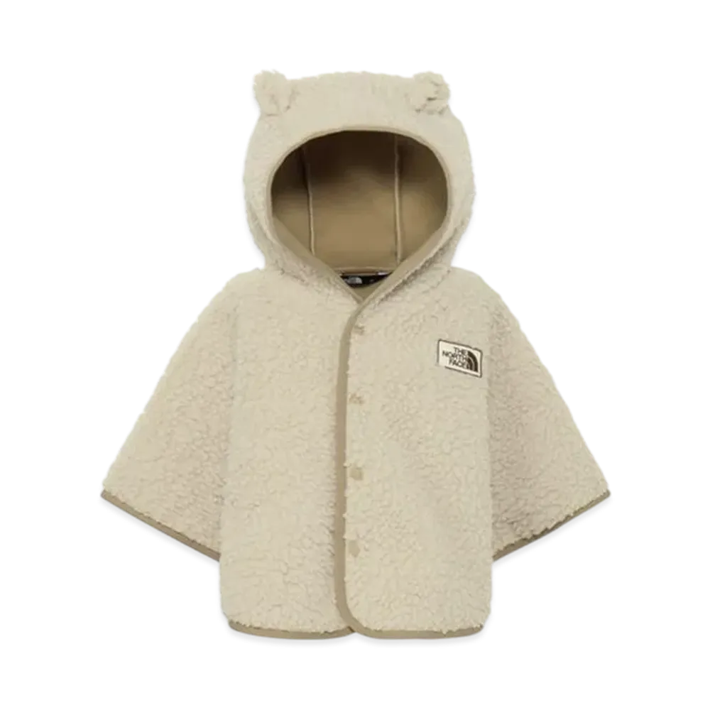 The North Face Baby Cuddle Fleece Poncho "Fossil Ivory"