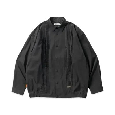 TIGHTBOOTH Pleats Shirt Jacket "Black"