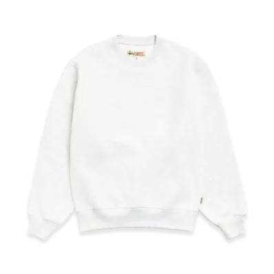 Stussy Fleece Crew "Ash Heather"