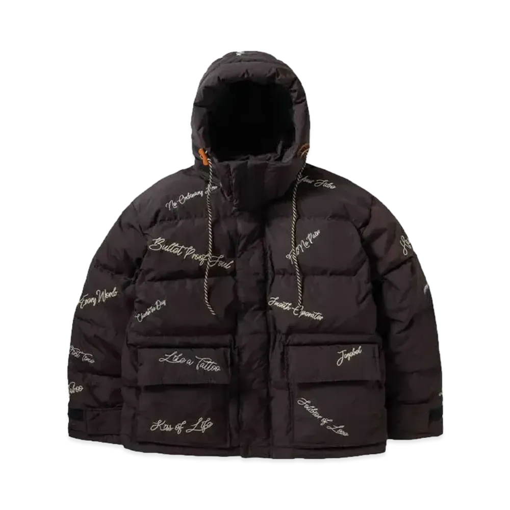 NEXUSVII. SADE DOWN JACKET "BROWN×D.GREEN"