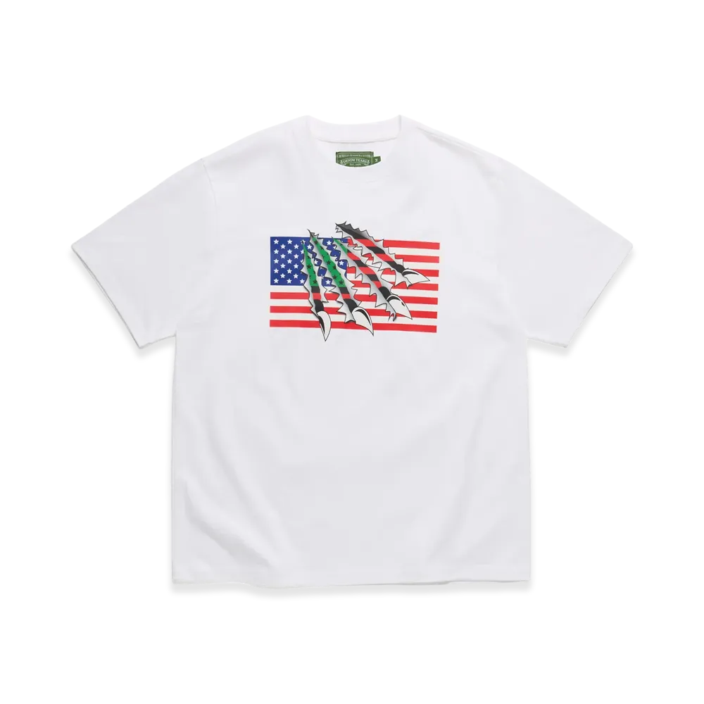 DENIM TEARS Flag Claw Tee "White"