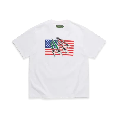 DENIM TEARS Flag Claw Tee "White"