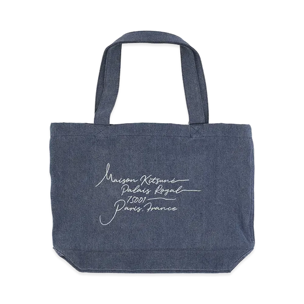 Maison Kitsune Bags "Washed Indigo"