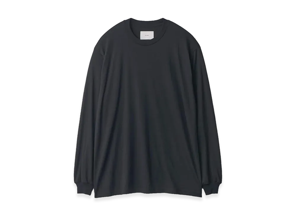 ssstein Fine Wool Oversized Long Sleeve Tee "Black"