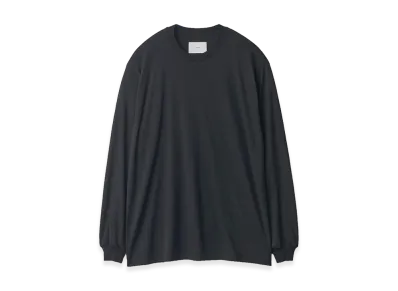 ssstein Fine Wool Oversized Long Sleeve Tee "Black"