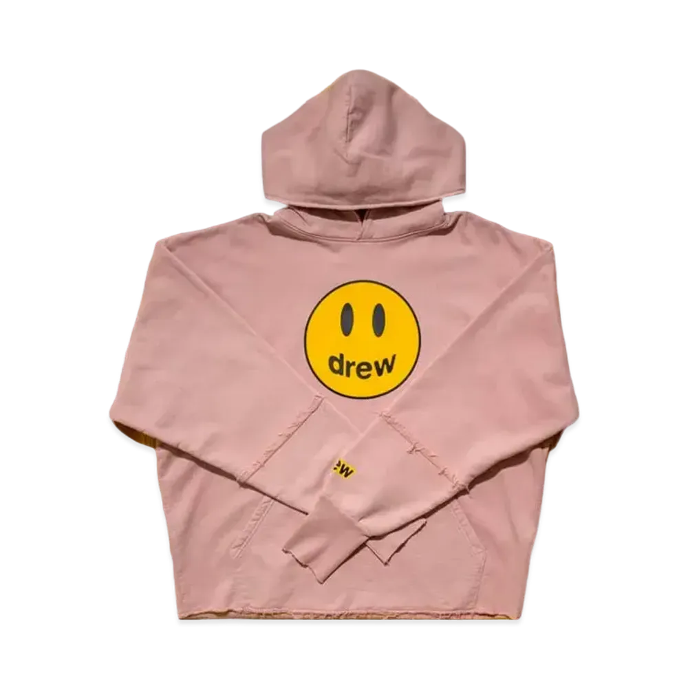 drew house mascot deconstructed hoodie "Dusty Rose"