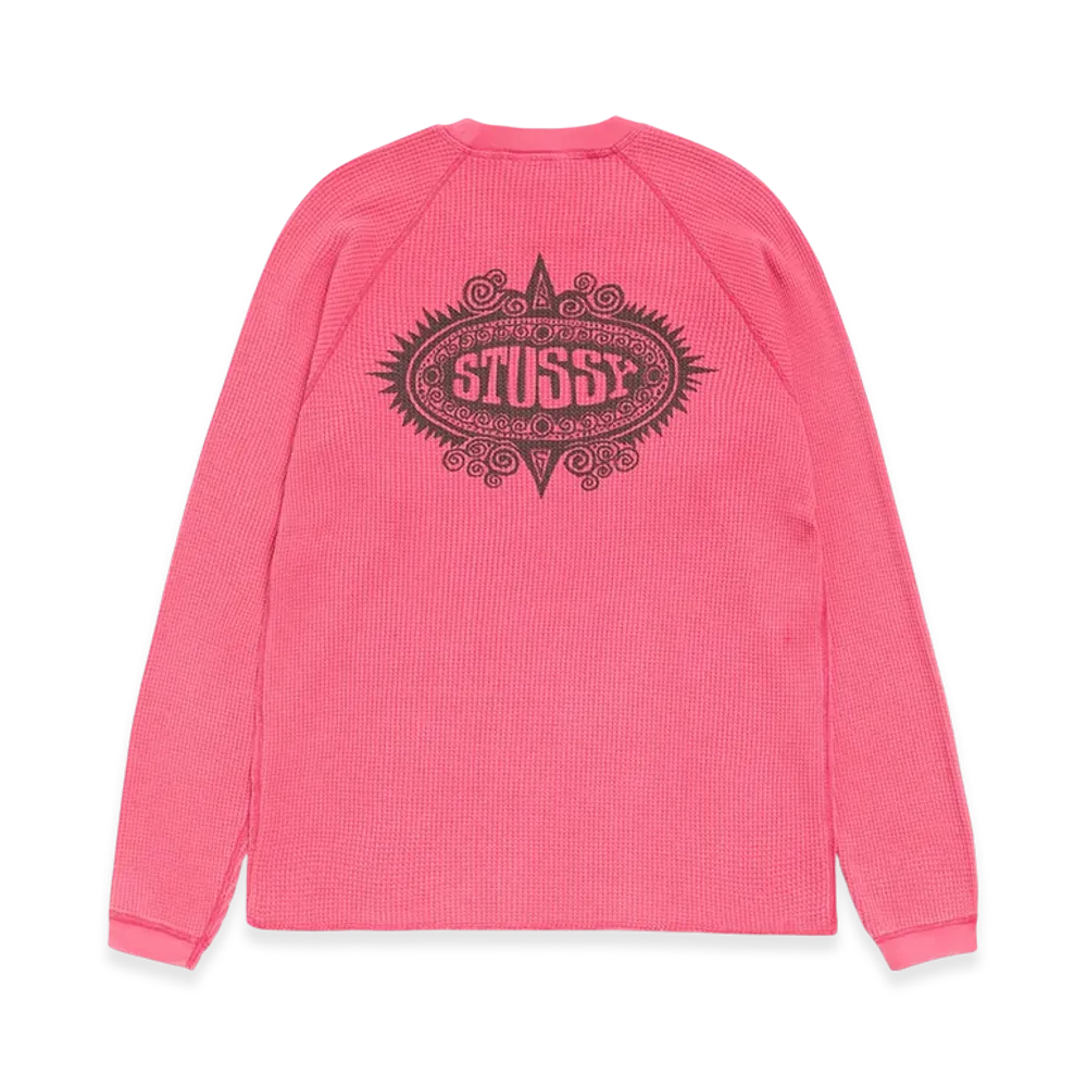 Stussy Mantra Raglan Thermal "Pink"