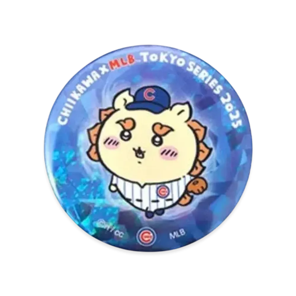 MLB x Chiikawa Tokyo Series Hologram Badge Shisa "Blue"
