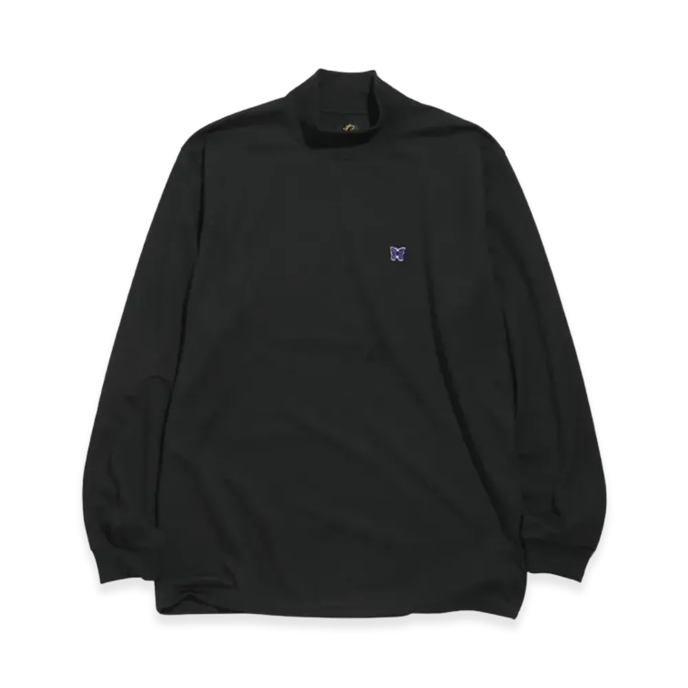 NEEDLES Mockneck LS T-Shirt "Black"