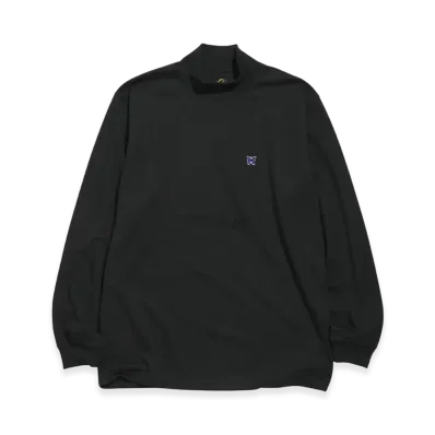 NEEDLES Mockneck LS T-Shirt "Black"