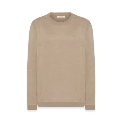 The Row Women's Lorelei Cashmere Tops "Beige Melange"