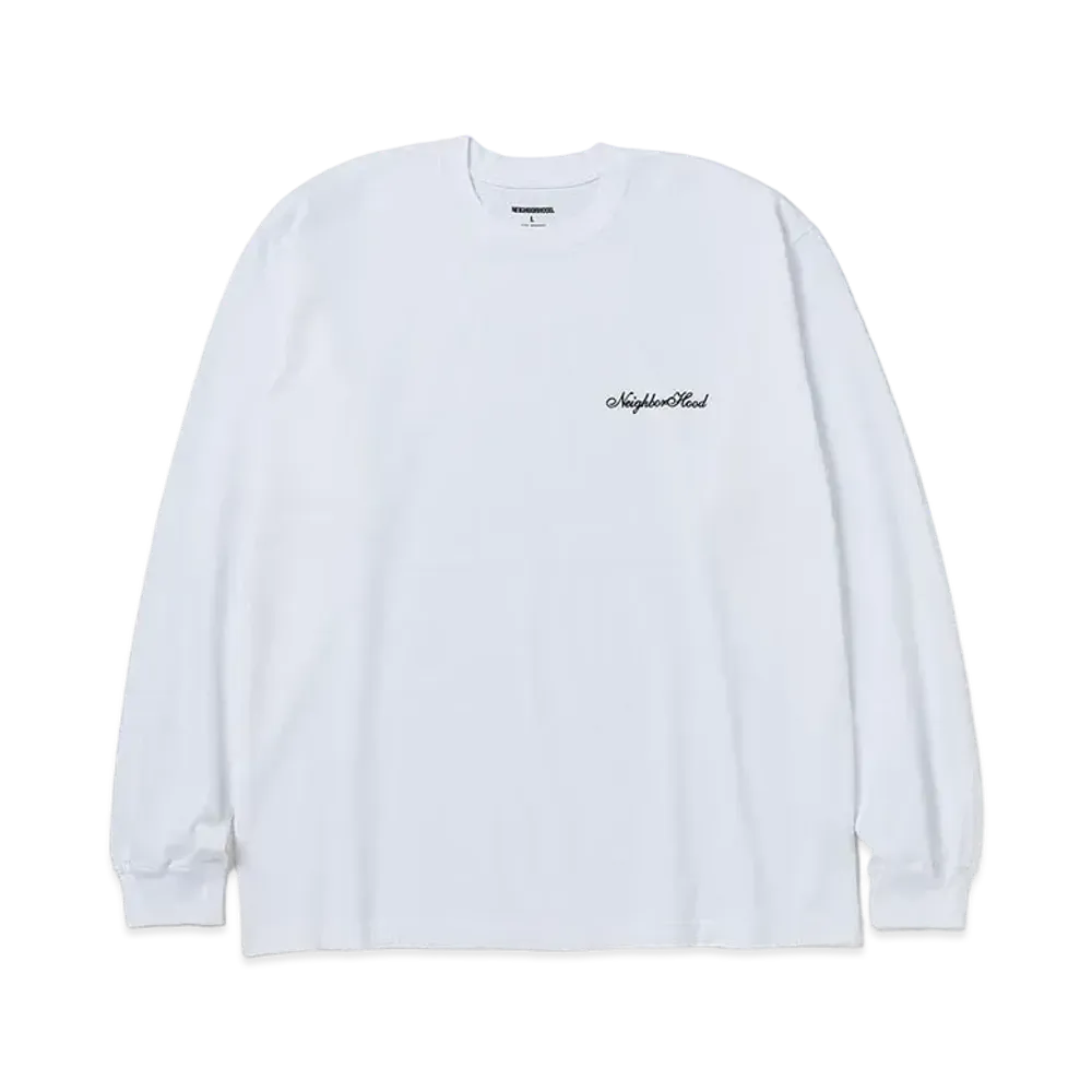 NEIGHBORHOOD 24SS NH Tee LS-3 "White"