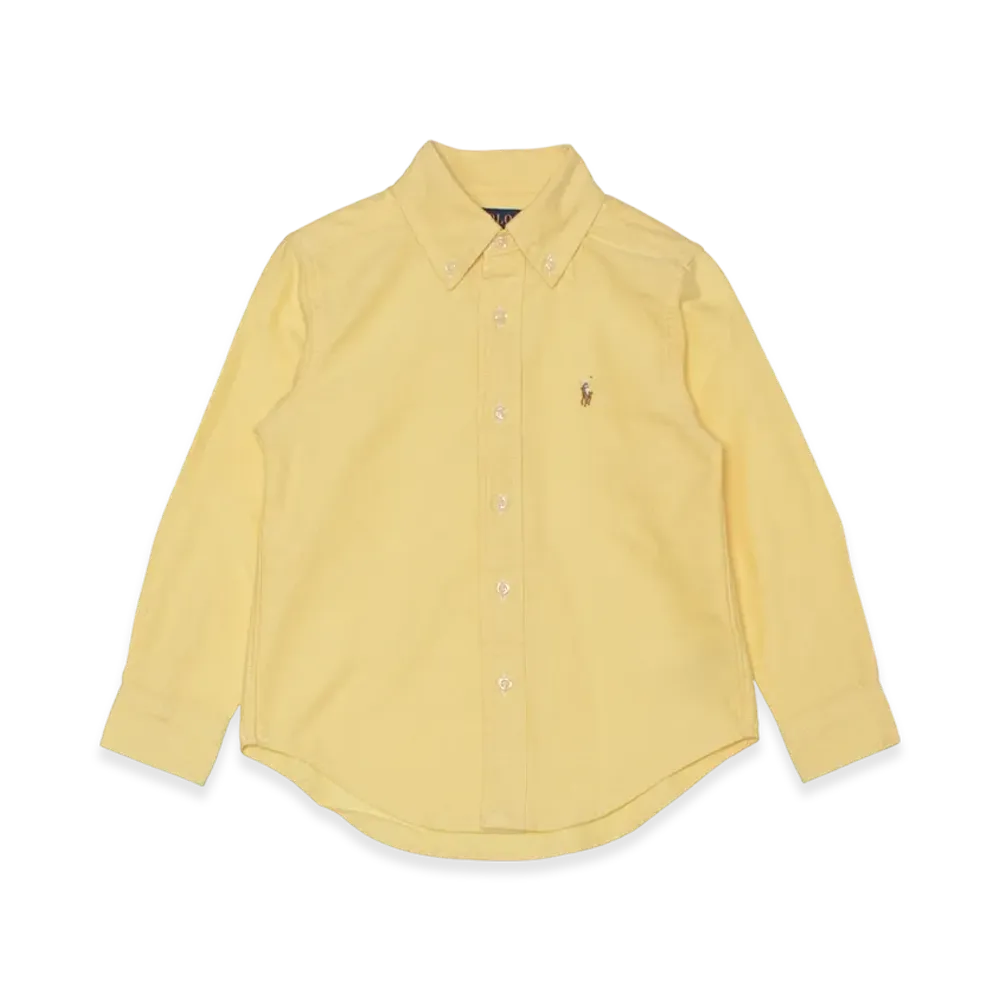 Polo Ralph Lauren Kids Cotton Oxford Shirt "Yellow"