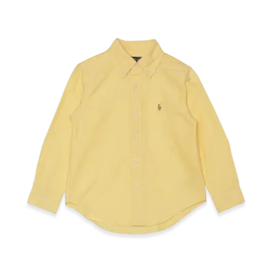 Polo Ralph Lauren Kids Cotton Oxford Shirt "Yellow"