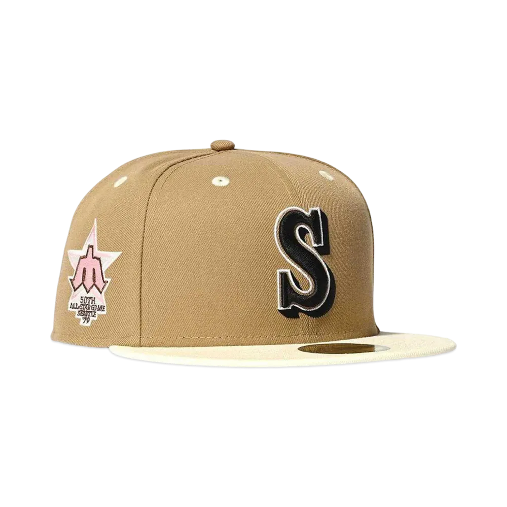 HOME GAME SEATTLE MARINERS 59FIFTY ALL STAR 1979 50TH ANNIV "KHAKI"