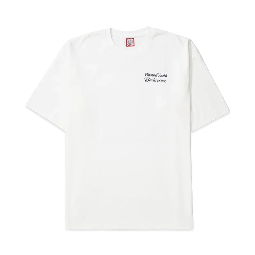 Wasted Youth x Budweiser WYxBW T-SHIRT "White" / VERDY