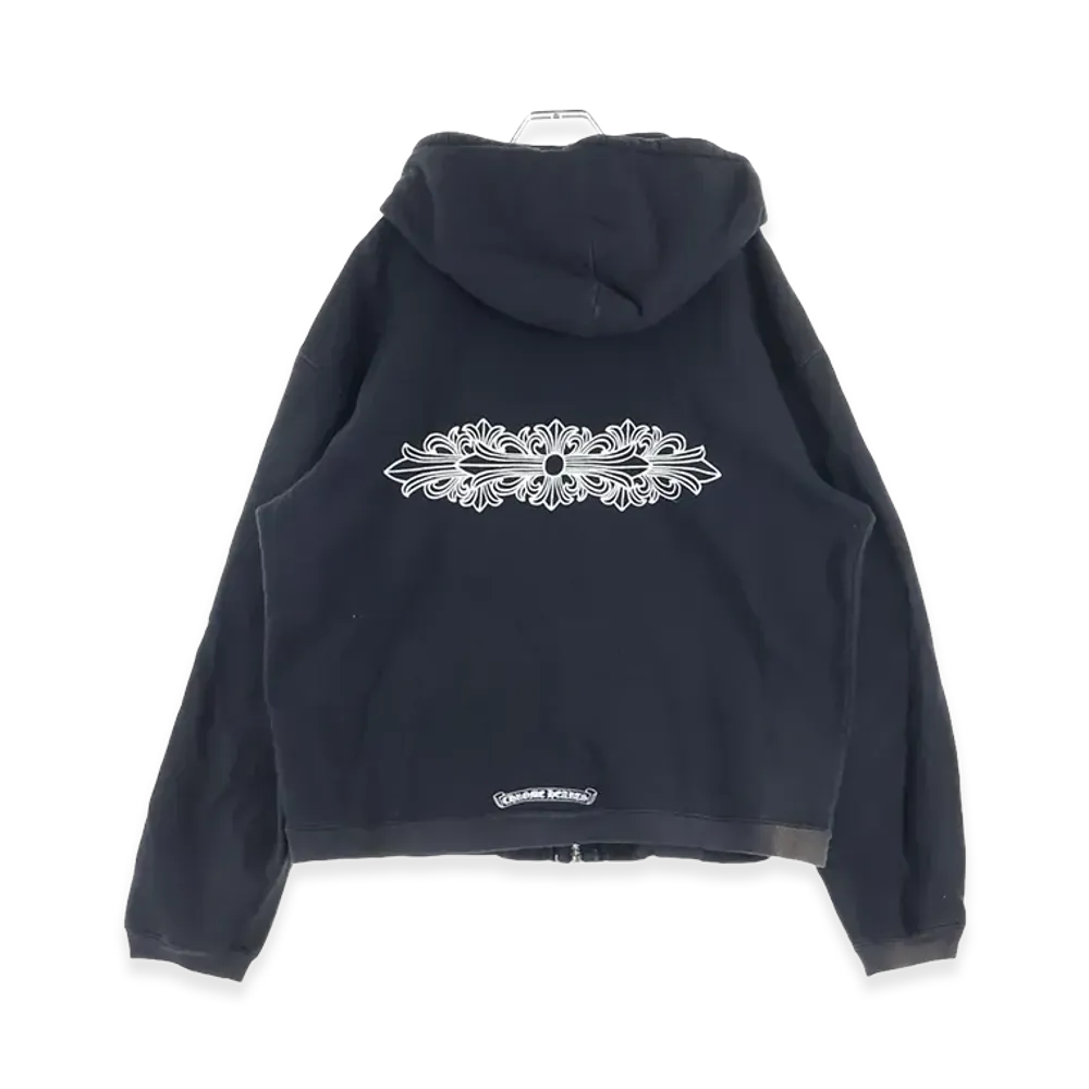 Chrome Hearts Old CH Plus Zip Hoodie "Black"