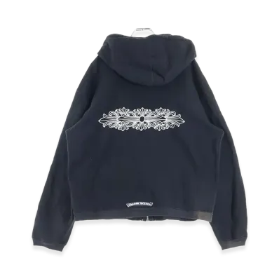 Chrome Hearts Old CH Plus Zip Hoodie "Black"