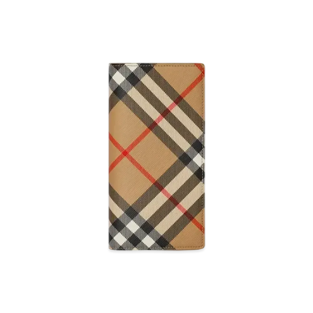 Burberry Check Continental Wallet "Sand"