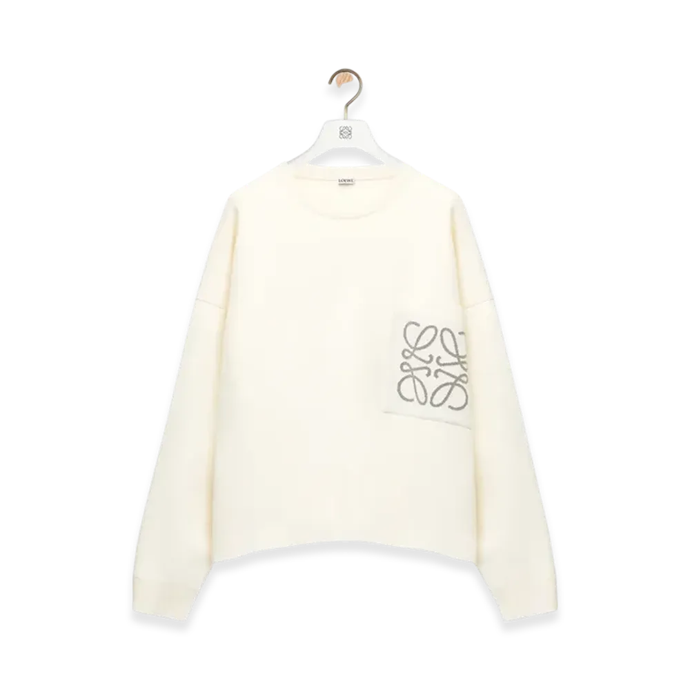 LOEWE Sweater "Soft White"
