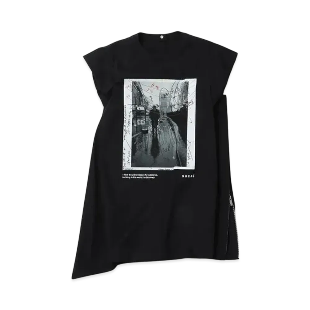 sacai James Dean Cotton Poplin Pullover "Black"