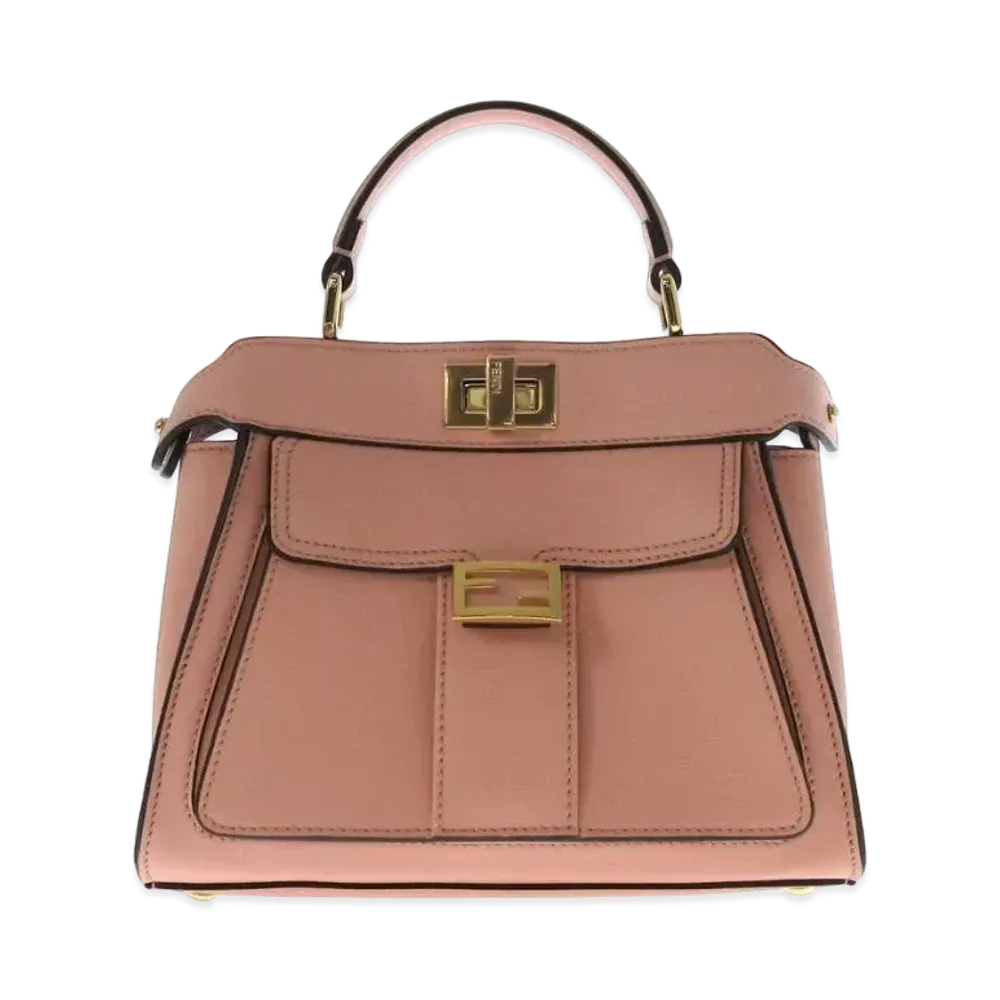 FENDI Peekaboo Eye Zeu Mini Handbag "Pink"