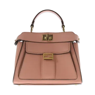 FENDI Peekaboo Eye Zeu Mini Handbag "Pink"