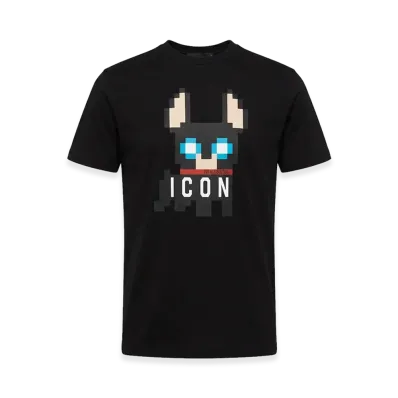 DSQUARED2 ICON Pixel Dog S/S T-Shirt "Black"