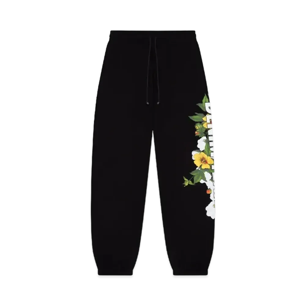 DENIM TEARS Floral Logo Sweatpant "Black"
