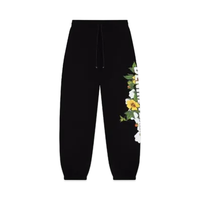DENIM TEARS Floral Logo Sweatpant "Black"