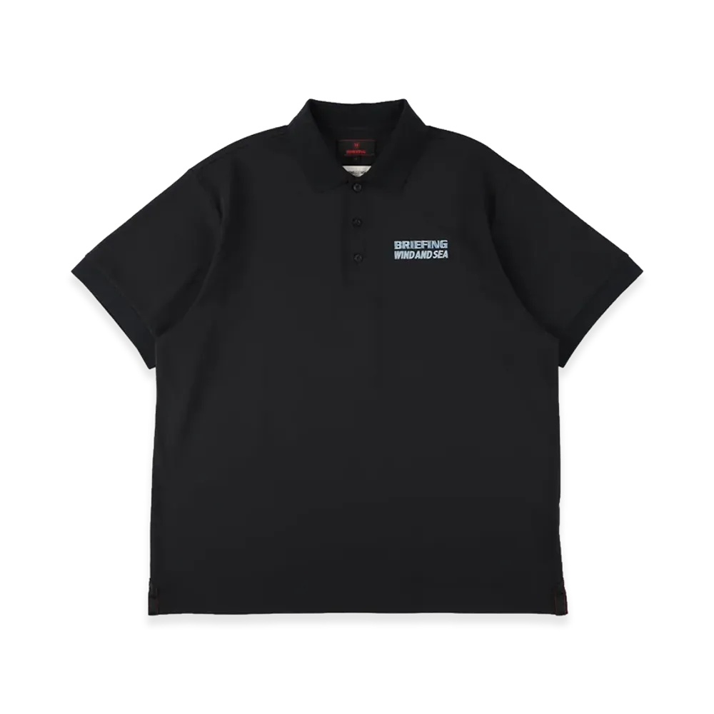 WIND AND SEA x BRIEFING GOLF Polo "Black"