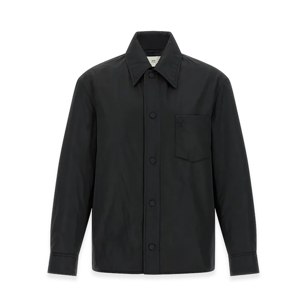 AMI PARIS 'Ami De Coeur' Overshirt "Black"